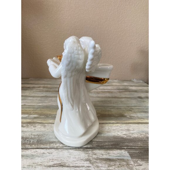 Mikasa Holiday Elegance Angel Trio Candle Holder FK001/703 Japan 1980s - no Box - Picture 9 of 11